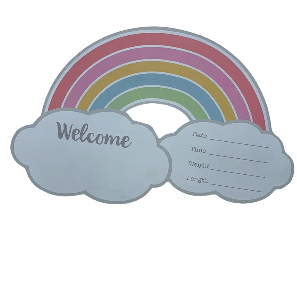 Welcome Baby Rainbow 🌈 Sign
